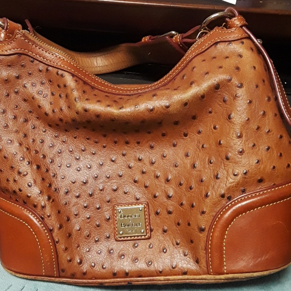 Purse with  blue cover dust bag